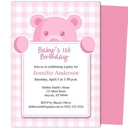 Great Birthday Invitation Template Invitations First