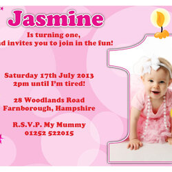 Smashing Birthday Invitations Girl Free Template Inside First Message Archives Wording Invitation Card