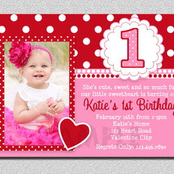 Perfect Free Printable First Birthday Invitations Love Invitation Template