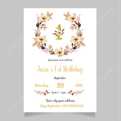 Birthday Invitation Templates Template Download On Image