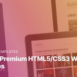 Marvelous Free And Premium Website Templates Preview