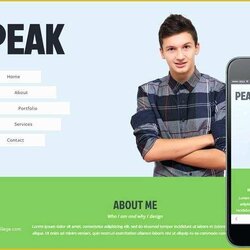 The Highest Quality Responsive Website Templates Free Download With Of Peak Web Bootstrap Flat Personal