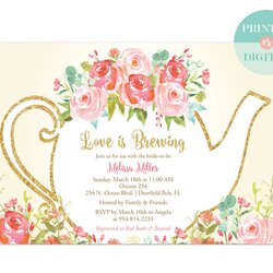 Spiffing Mountain Wedding Invitations For Tea Party