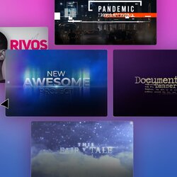 The Highest Standard Most Popular Teaser Templates For After Effects Film Editors