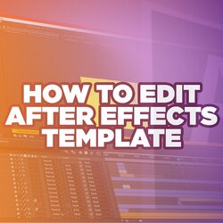 Brilliant After Effects Template Use