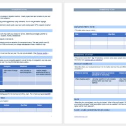 Wizard Marketing Plan Template Word Free Download