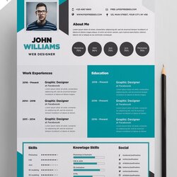 Fine Free Creative Resume Template Word Freshers Graphic Fresher Adobe Preview