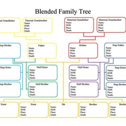 Supreme Family Tree Template With Siblings Business Mentor Printable Excel Word Chart Forms Templates Blank