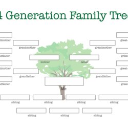 Wizard Best Generation Family Tree Template Printable For Free At Siblings With