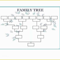 Admirable Free Family Tree With Siblings Template Of Printable Blank Excel