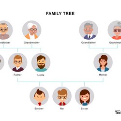 Superb Free Family Tree Templates Word Excel Template Scaled