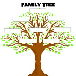 Exceptional Free Printable Family Tree Template With Siblings