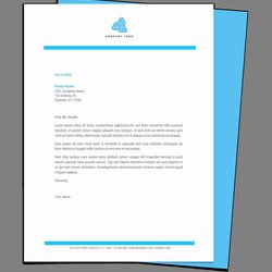 Swell Microsoft Word Letterhead Template Elegant Free Templates Letter Business Examples Sample Example Card