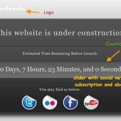 Cool Free Site Under Construction Template Very Easy To Customize