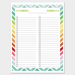 Free Task List And Checklist Templates Word Excel Template