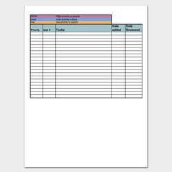 Marvelous Free Task List And Checklist Templates Word Excel Tasks