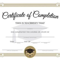 The Highest Standard Pin On Certificate Template