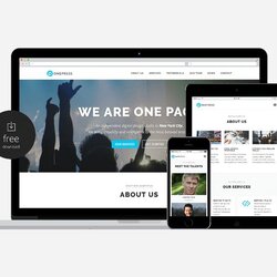Swell One Page Theme Business Website Templates Free