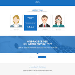 Free Download Clean One Page Website Template Tutorials