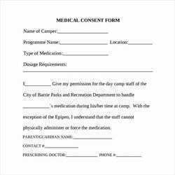 The Highest Quality Medical Consent Form Template Awesome Free Sample Examples