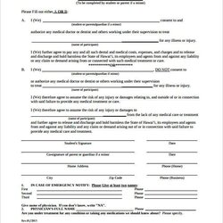 Out Of This World Free Consent Forms In Ms Word Excel Medical Form Printable Hawaii Samples