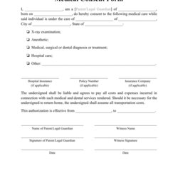 Medical Consent Form Fill Out Sign Online And Download Printable Template Big