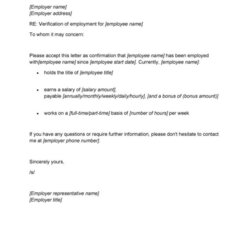 Superior Download Proof Of Employment Letter Template In Job Confirmation Employee Verification Landlord