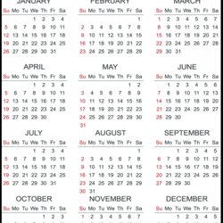 Very Good Blank Yearly Calendar Template Free Printable Templates