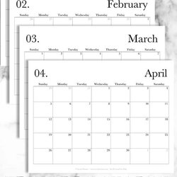 Free Printable Blank Calendar Monthly Visual