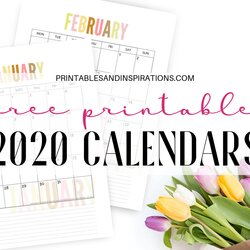 Admirable Free Calendar Printable Planner My Ultimate List Monthly Calendars Planners Calender Regarding