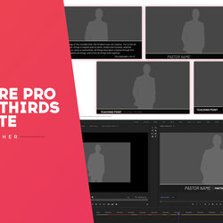 Lower Thirds Template For Premiere Pro Pixel Preacher Lt Cover