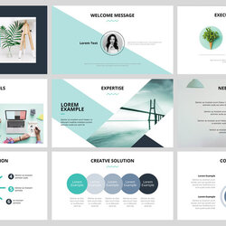 The Highest Quality Business Presentation Template Layout