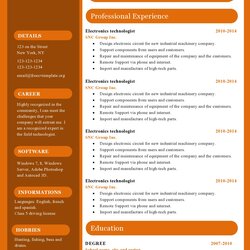 Admirable Template Gratis Resume Free