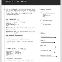 How To Make Stunning Resume Template Inside Employer