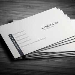 Brilliant Free Simple Business Card On Corporate