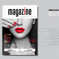 Fine Multiple Magazine Layout Magazines Design Bundles