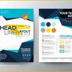 Superior Free Magazine Layout Templates For Publisher Of Brochure Template Design Vector