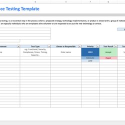 The Highest Quality Testing Template Excel User Acceptance