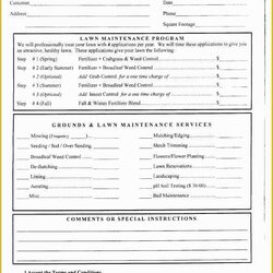 Wizard Lawn Service Proposal Template Free Care Contract Printable Form Maintenance Landscape Templates