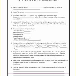 Free Car Loan Agreement Template Of Download Simple Form Between Letter Two Repayment Parties Contract