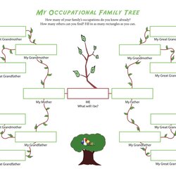 Free Family Tree Template For Occupations