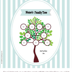 Perfect Family Tree Maker Free Printable Template Templates Poster Nursery Excel Lab Word Online