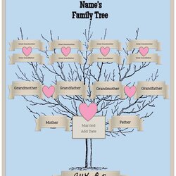 Generation Family Tree Generator All Templates Are Free To Customize Template Generations Blank Maker Three