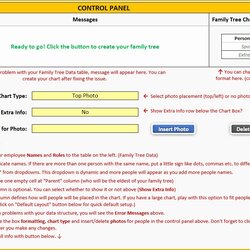 Family Tree Maker Free Template Of With Automatic Printable Charts Easy And