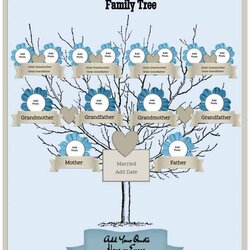 Free Family Tree Template Customize Online Then Print Cousins Maker