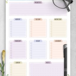 Smashing Download Printable Weekly To Do List Floral Style Templates Template Lists Print Task Styles