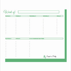 Wonderful Weekly List Template Tate Publishing News Elegant To Do Free Word Excel Of