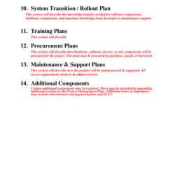 Project Management Plan Template In Word And Formats Page Of Name Agency