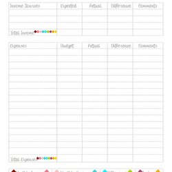The Highest Quality Monthly Budget Planner Free Printable Unique Templates Bill Planners Organization Daily
