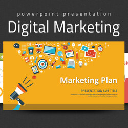 The Highest Quality Digital Marketing Strategy Presentation Templates Creative Market